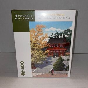 Pomegranate Kawase Hasui Tsurugaoka Hachiman Shrine 500 Piece Art Jigsaw Puzzle